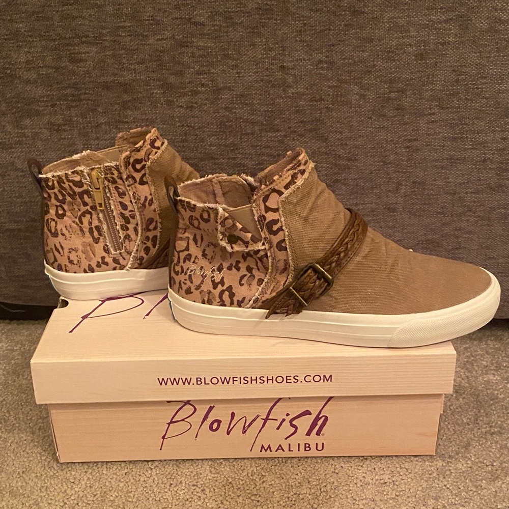 Blowfish Women's Brown High-Top Sneakers - Picture 3 of 7